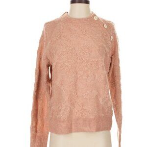LC Lauren Conrad Textured Knit Sweater – Blush Pink (Size S)